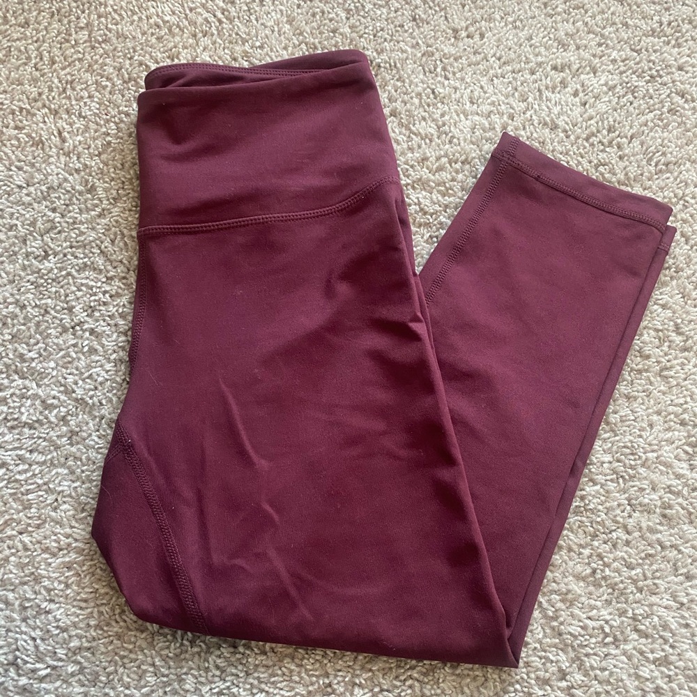 ZELLA MAROON LEGGINGS